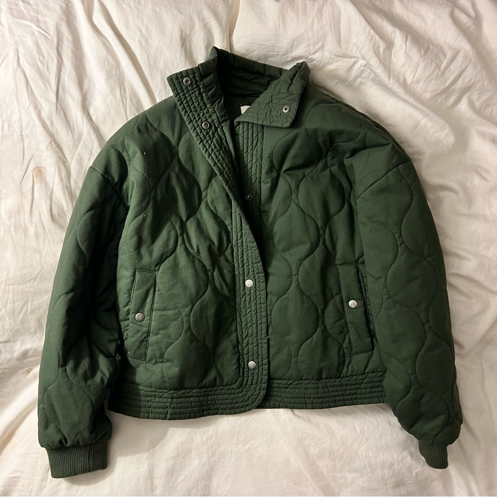 Treasure & Bond Quilted Utility Jacket
